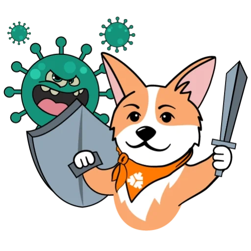 Корги sticker 29