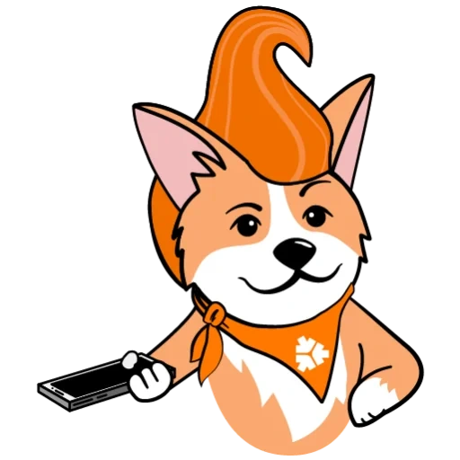 Корги sticker 34