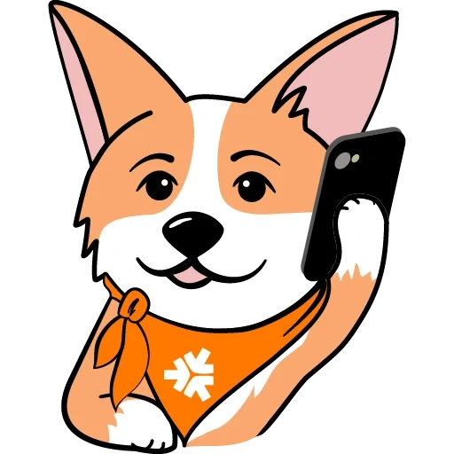 Корги sticker 5