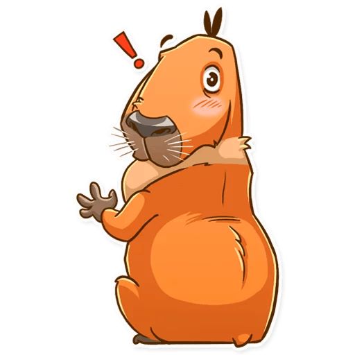 Mr. Capybara sticker 11