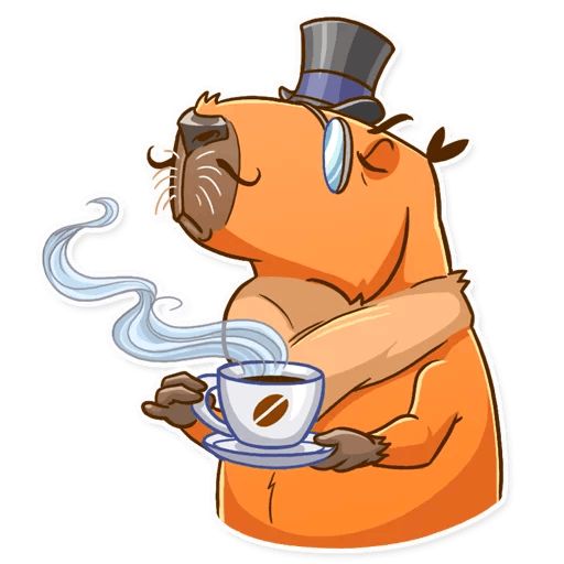 Mr. Capybara sticker 13