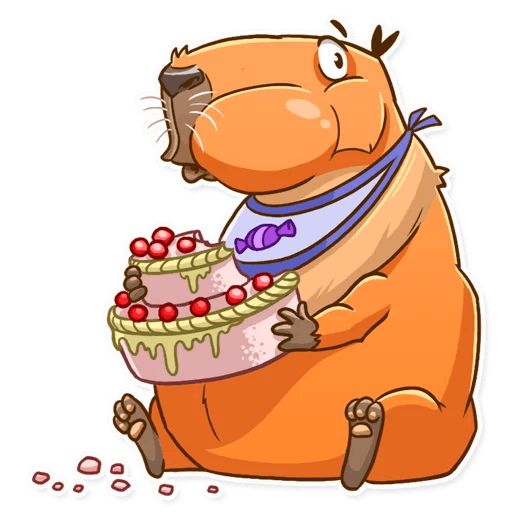 Mr. Capybara sticker 18