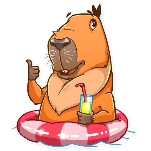 Mr. Capybara sticker 3