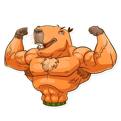 Mr. Capybara sticker 21