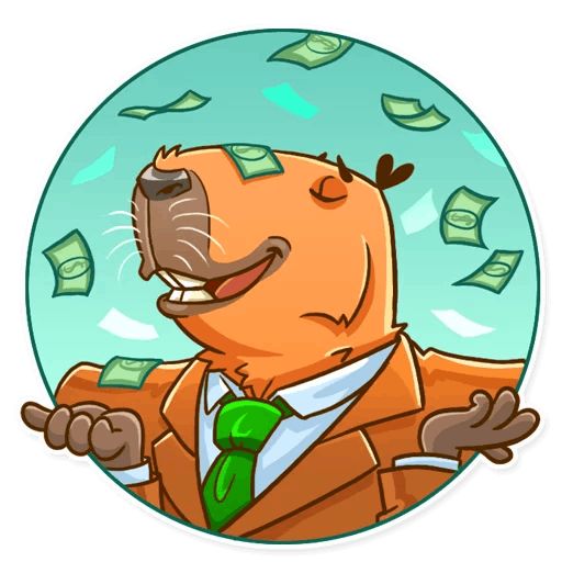 Mr. Capybara sticker 22