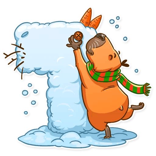 Mr. Capybara sticker 24