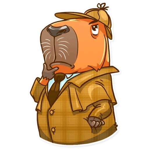 Mr. Capybara sticker 26