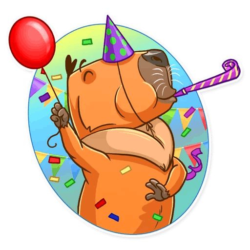 Mr. Capybara sticker 28