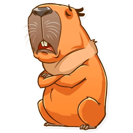 Mr. Capybara sticker 7