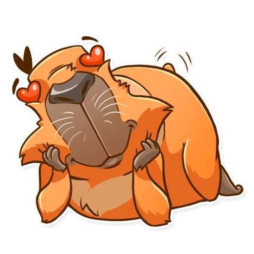 Mr. Capybara sticker 9