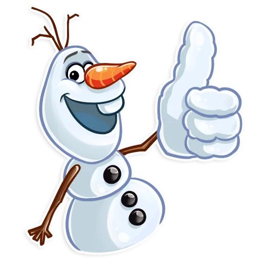 Olaf sticker 3