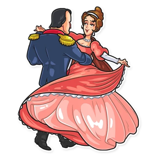 Napoléon et Joséphine sticker 24