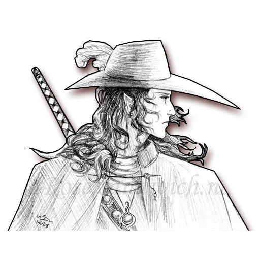 special pack " vampire hunter D. " sticker 14