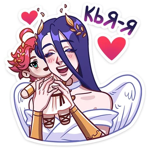 Нова ВКонтакте, Луиза Сато Telegram sticker pack