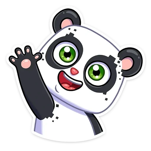 Панда Куару Telegram sticker pack