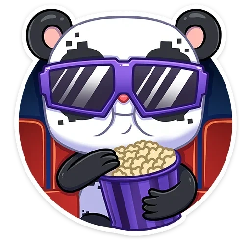 Панда Куару sticker 12