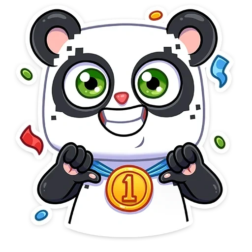 Панда Куару sticker 5