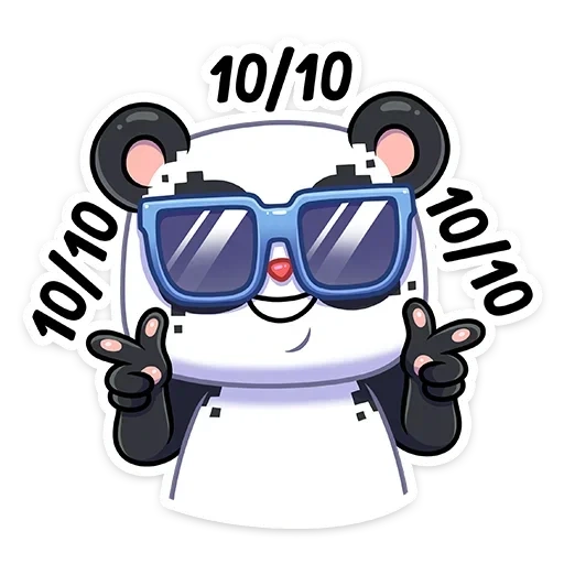 Панда Куару sticker 6