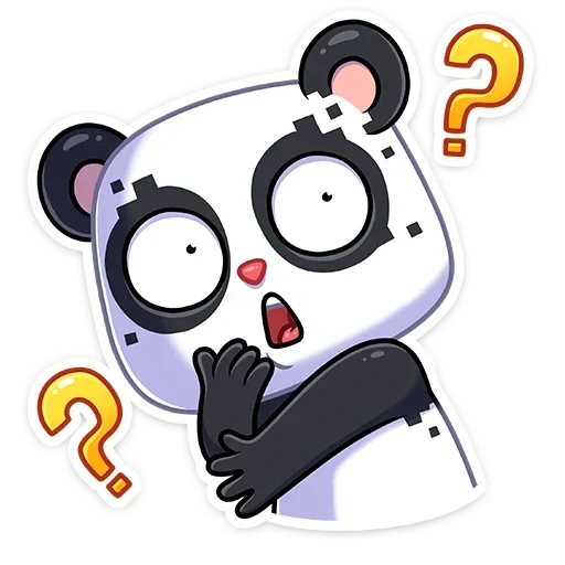Панда Куару sticker 7