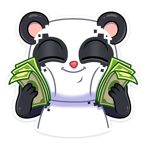 Панда Куару sticker 8