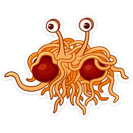 Макаронный Монстр :: @mosticks Telegram sticker pack