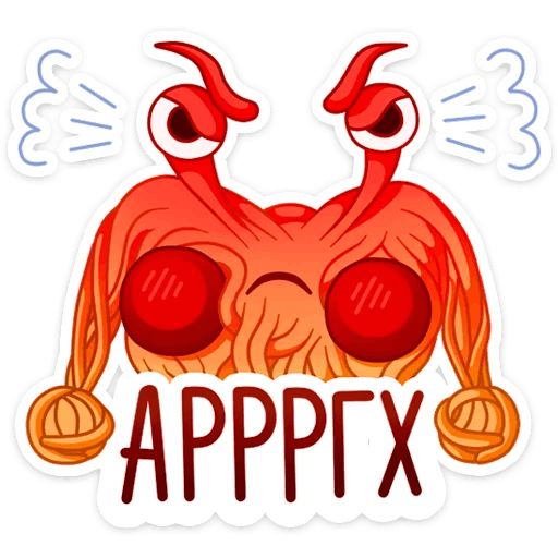 Макаронный Монстр :: @mosticks sticker 15