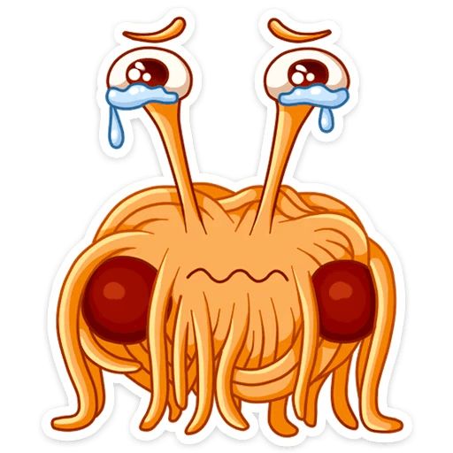 Макаронный Монстр :: @mosticks sticker 22