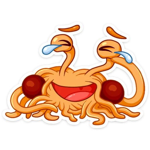 Макаронный Монстр :: @mosticks sticker 8