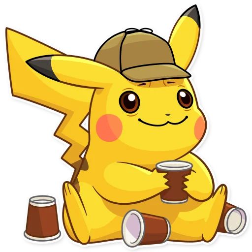 Pikachu Detective sticker 6