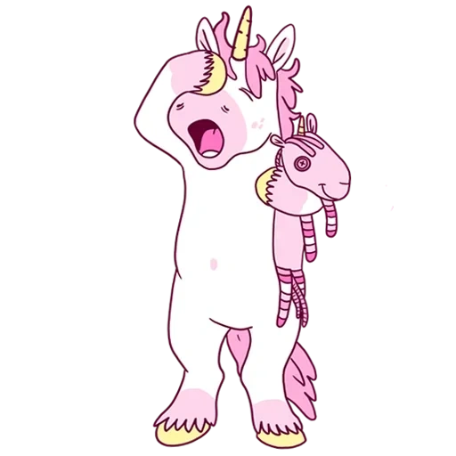 Pink Unicorn sticker 9