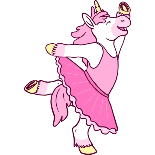 Pink Unicorn sticker 10