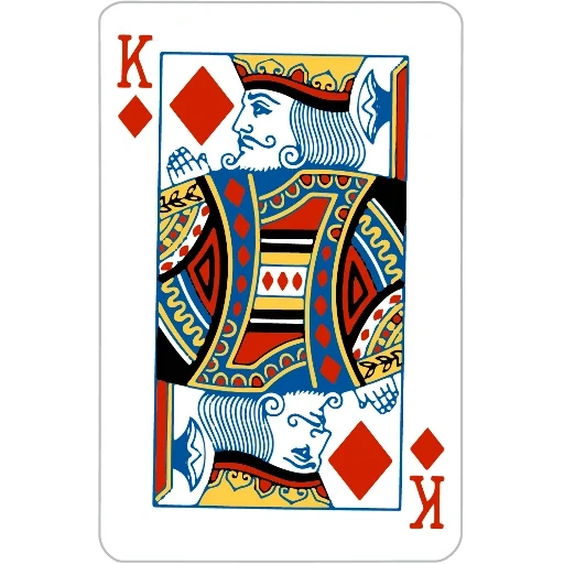 Playing cards sticker 52