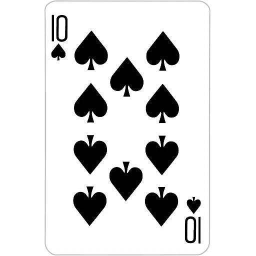Playing cards sticker 10