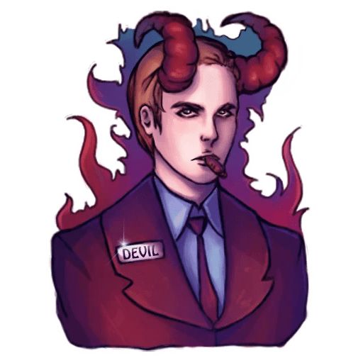 Play the Devil not God Telegram sticker pack