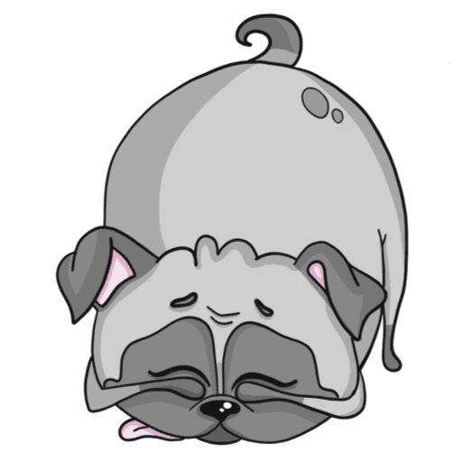 Pug Telegram sticker pack