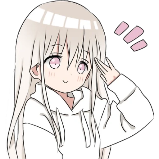 hoodiegirl(White) sticker 5