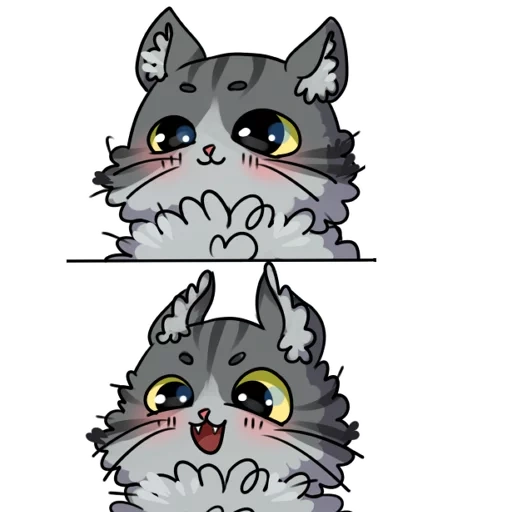 Пушистые котики Telegram sticker pack