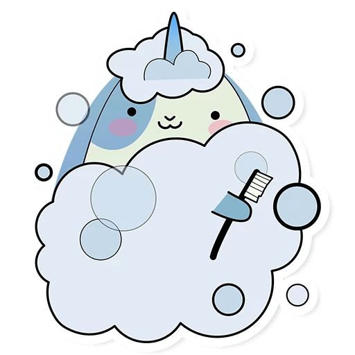 Кролик-единорог Пипа sticker 8