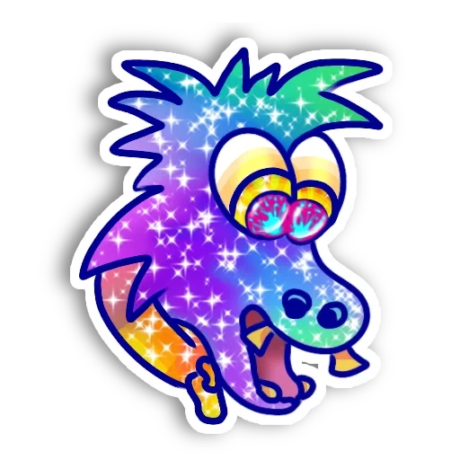 Rainbow sticker 9