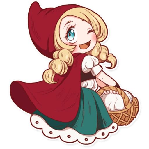 Red Riding Hood Telegram sticker pack