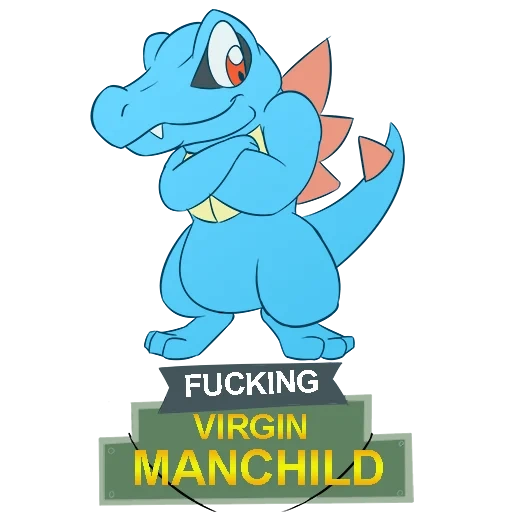 RudeTotodile sticker 9