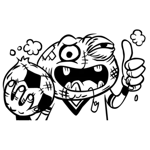 Rudy football sticker 17