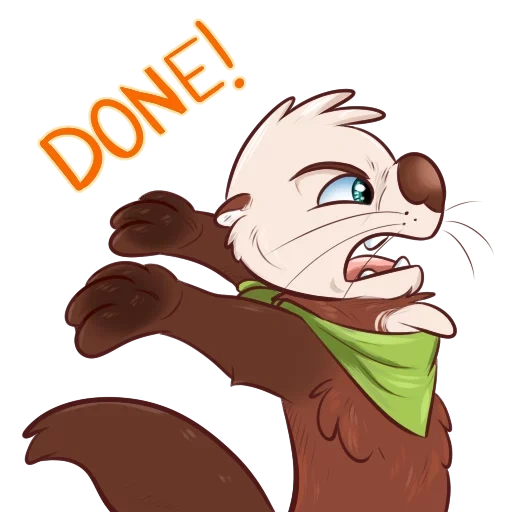 Otters: Sake and Tako! sticker 14