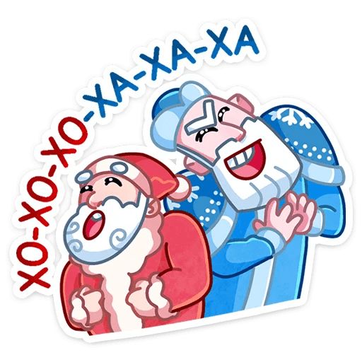 Мороз и Санта Telegram sticker pack