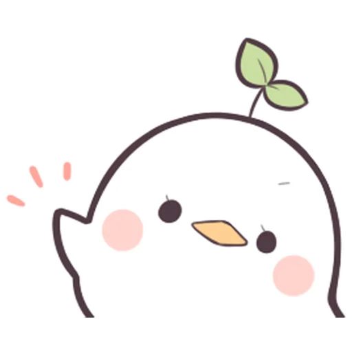 Птичка проросток Telegram sticker pack
