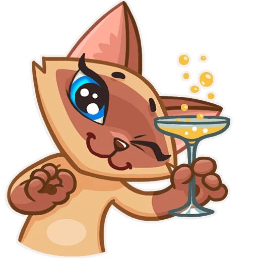 Siamese Kitty sticker 25