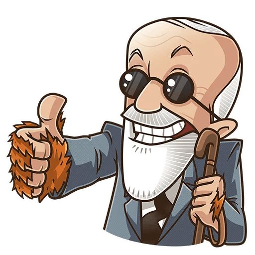Sigmund Freud sticker 3