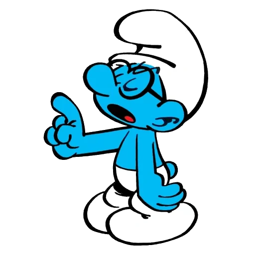 Smurf sticker 2