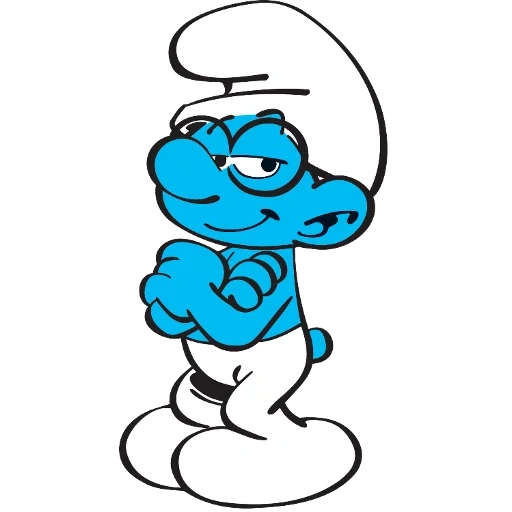 Smurf sticker 3
