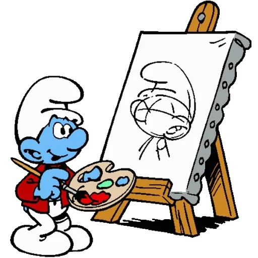 Smurf sticker 22